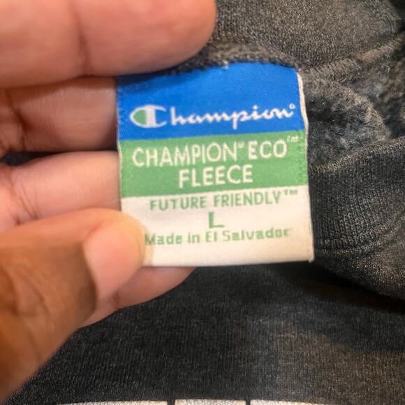 Champion Providence Collage Men Large Dark Gray Sweatshirt Sweater Long Sleeve - Picture 4 of 6